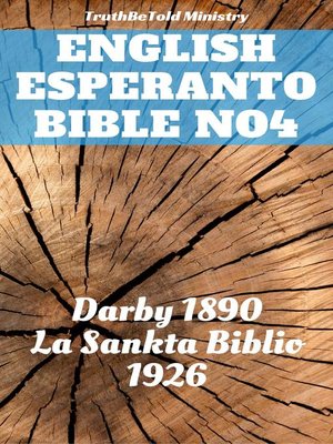 cover image of English Esperanto Bible No4